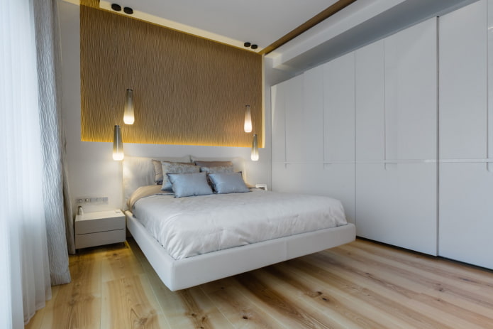meubles à l'intérieur de la chambre dans un style minimaliste