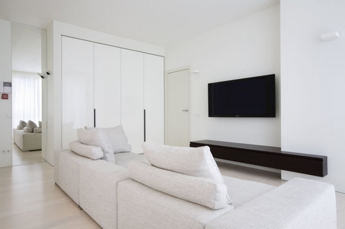 minimalist tarzı oturma odası mobilya