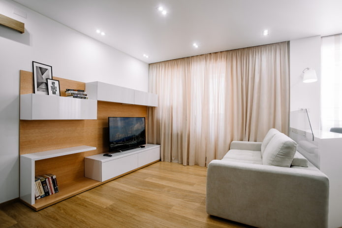 stue møbler i minimalistisk stil