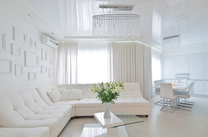 mobilier de sufragerie alb