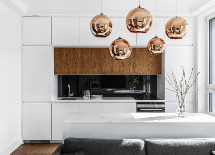 Kuchynka v štýle minimalizmu