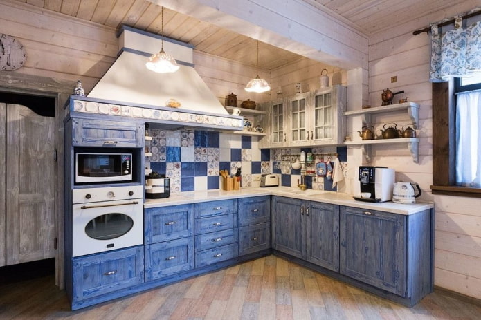 Provencal-style kitchen in a private house