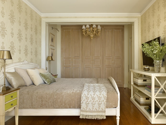 meubles à l'intérieur d'une chambre beige