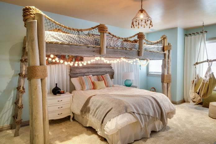 marine style teenager bedroom interior