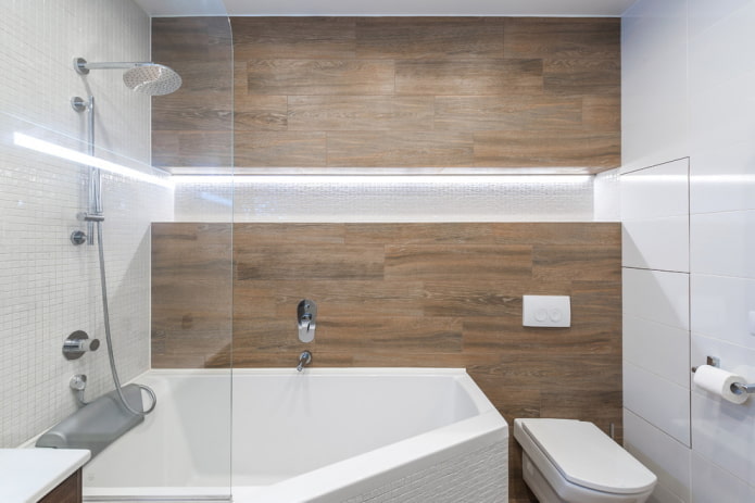 חדר אמבטיה בסגנון מינימליסטי
