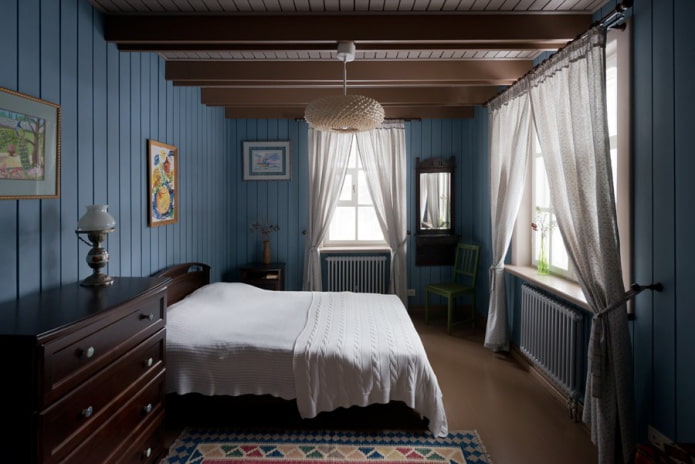 Country Rustic Bedroom Colors