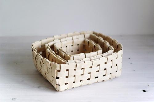 Baskets of different sizes