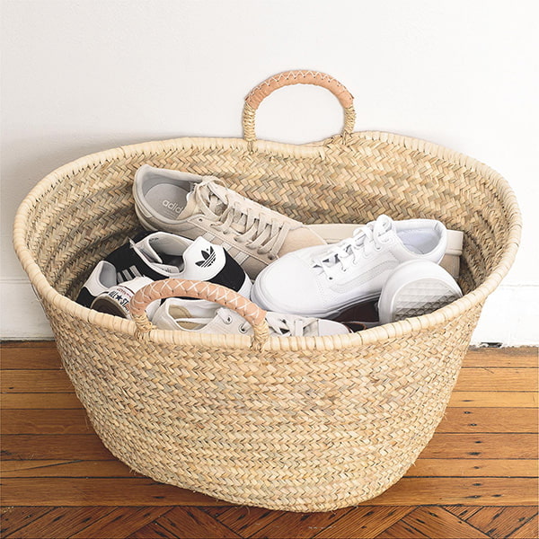 shoe storage baskets