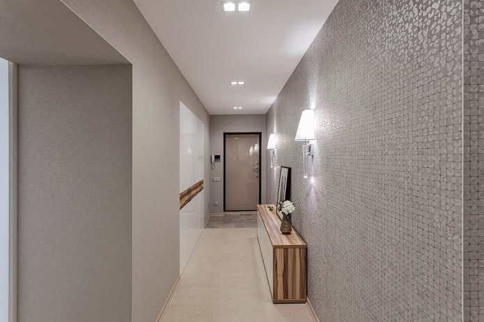 sivi dizajn hodnika