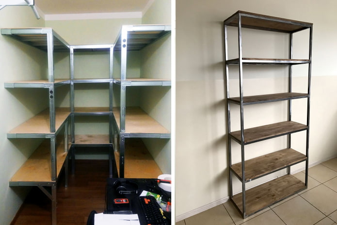 Shelving from profile