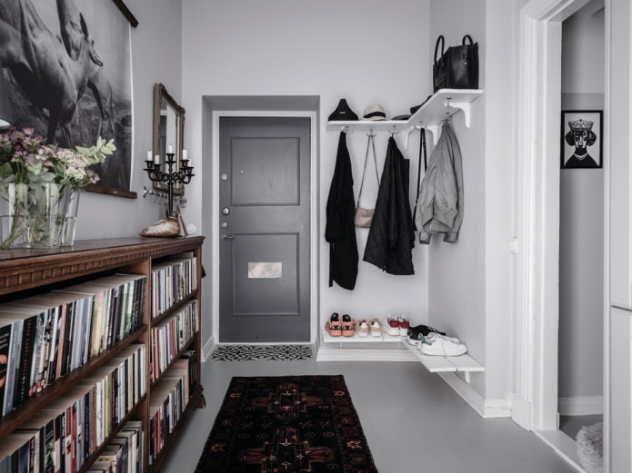Scandinavian-style corridor furnishings