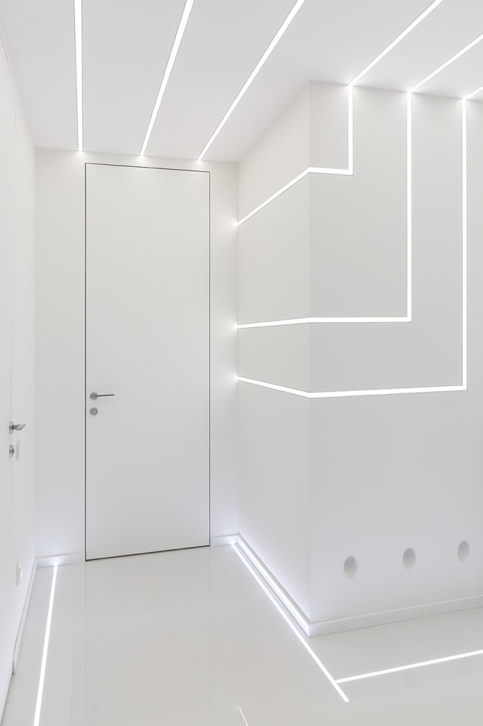 Küçük bir koridorda minimalizm