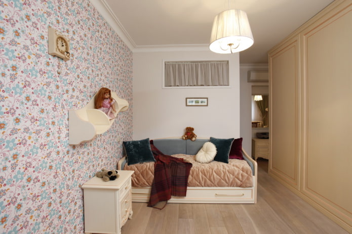Culori interioare în dormitor pentru copii în stil provensal