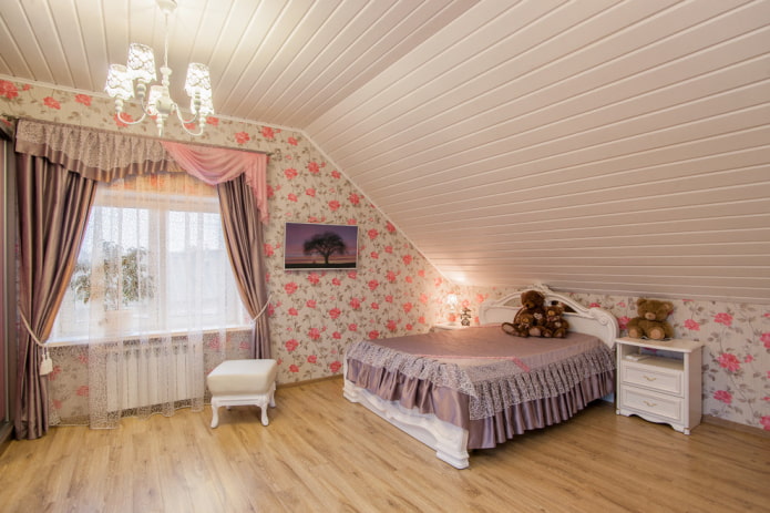 Rasvjeta za spavaće sobe za djecu u stilu Provencea