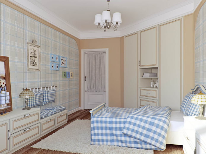 Provence style boy bedroom