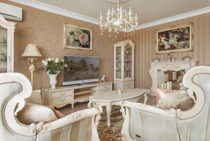 Wohnzimmermöbel im klassischen Stil