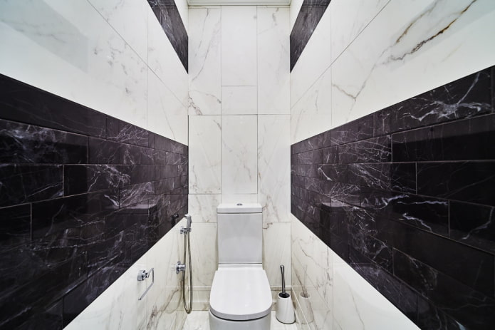 тоалетна украса в апартамента Хрушчов