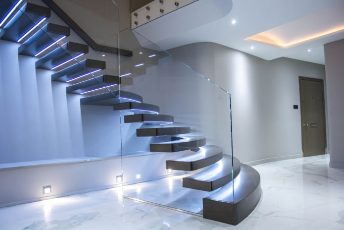 תכונות תאורת מדרגות