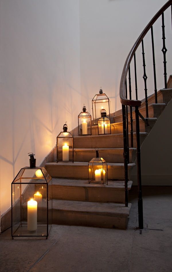 osvětlení schodiště design