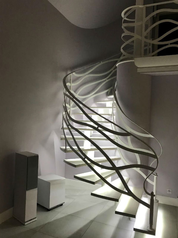 escalier lumineux