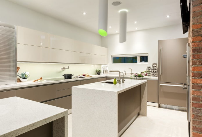 bright kitchen in a modern style