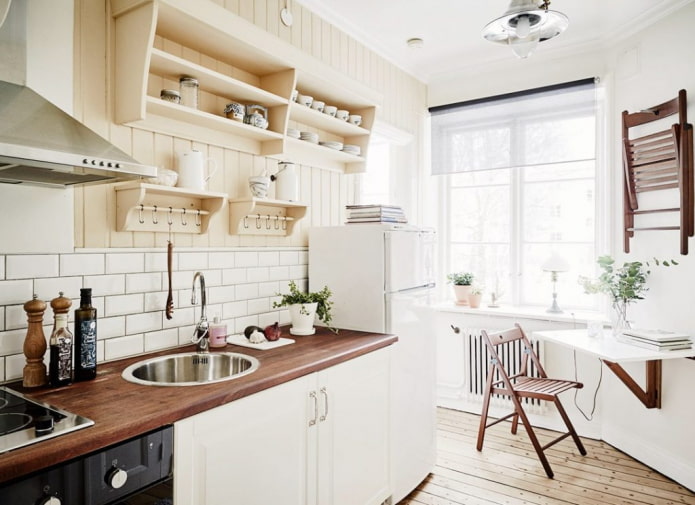 6 persegi dapur gaya Scandinavia