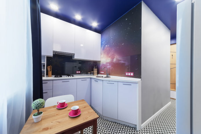 lighting in a 6 square kitchen