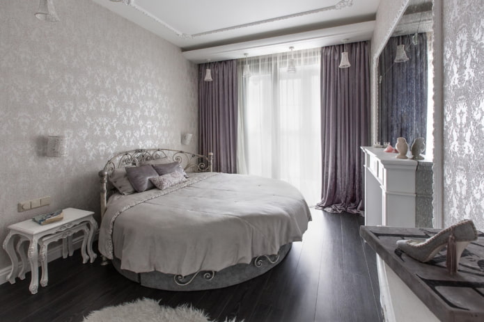 интериорен дизайн в сива спалня