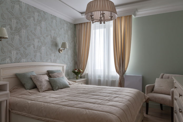 interior gris dormitori de color beix