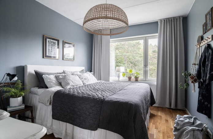 gray bedroom interior design