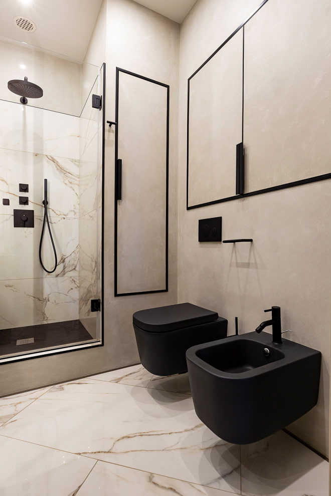 VVS i badrummet i stil med minimalism
