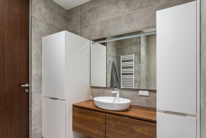 minimalistyczne meble łazienkowe