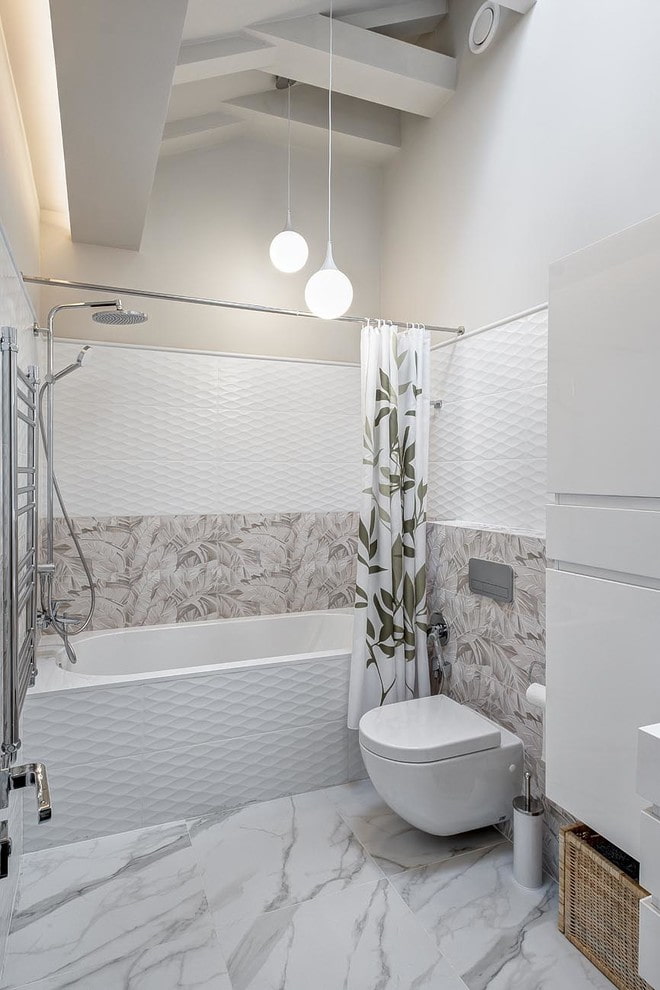 minimalisme indretning og belysning i badeværelset