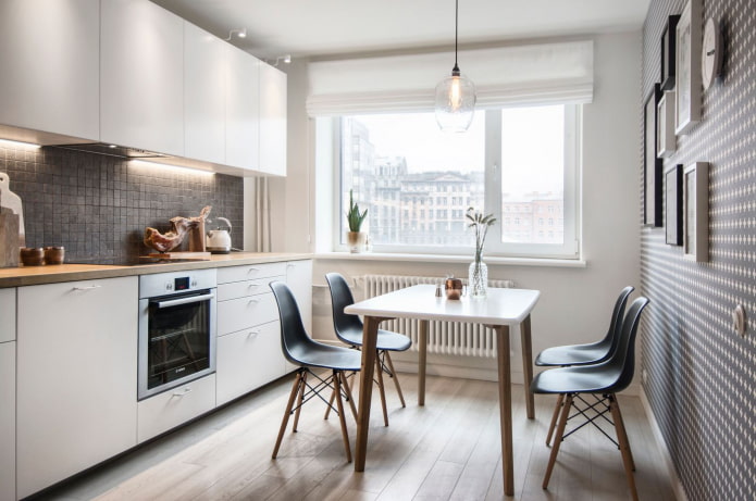 10 kvm kjøkken i skandinavisk stil