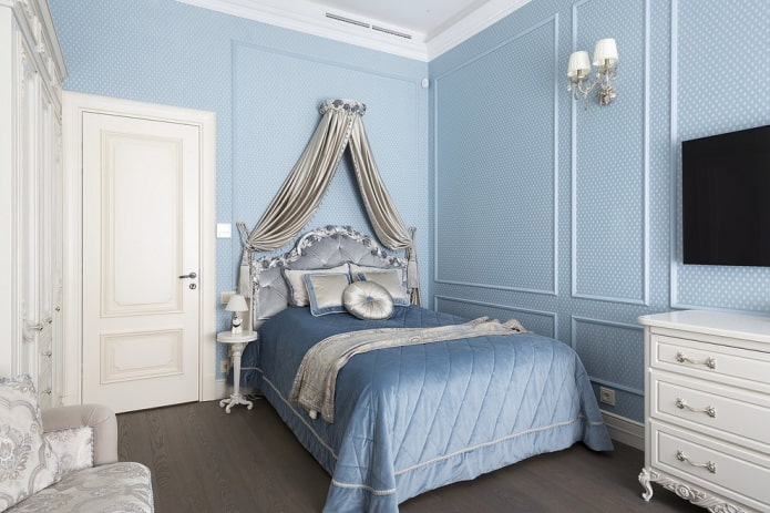 guļamistabas krāsošana klasiskā stilā