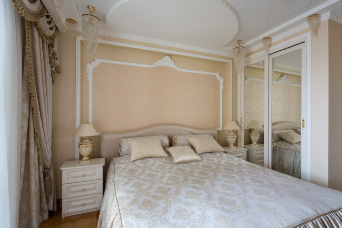 klasični interijer spavaće sobe