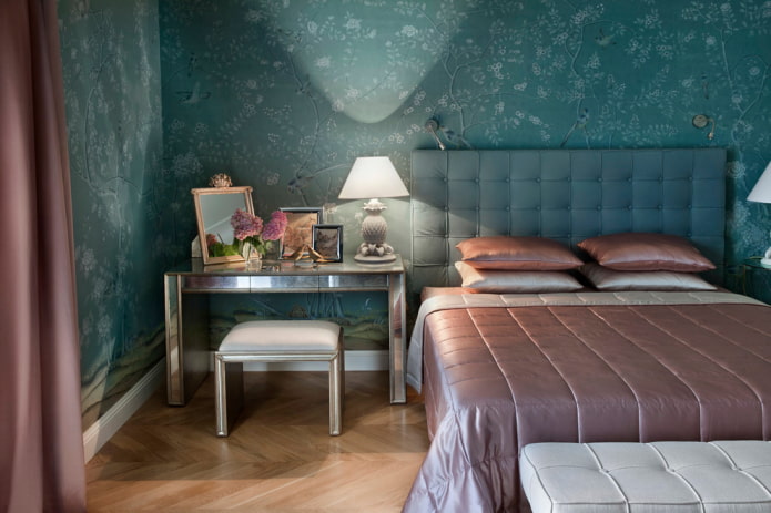 turquoise bedroom decoration