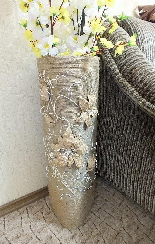 DIY váza dekor