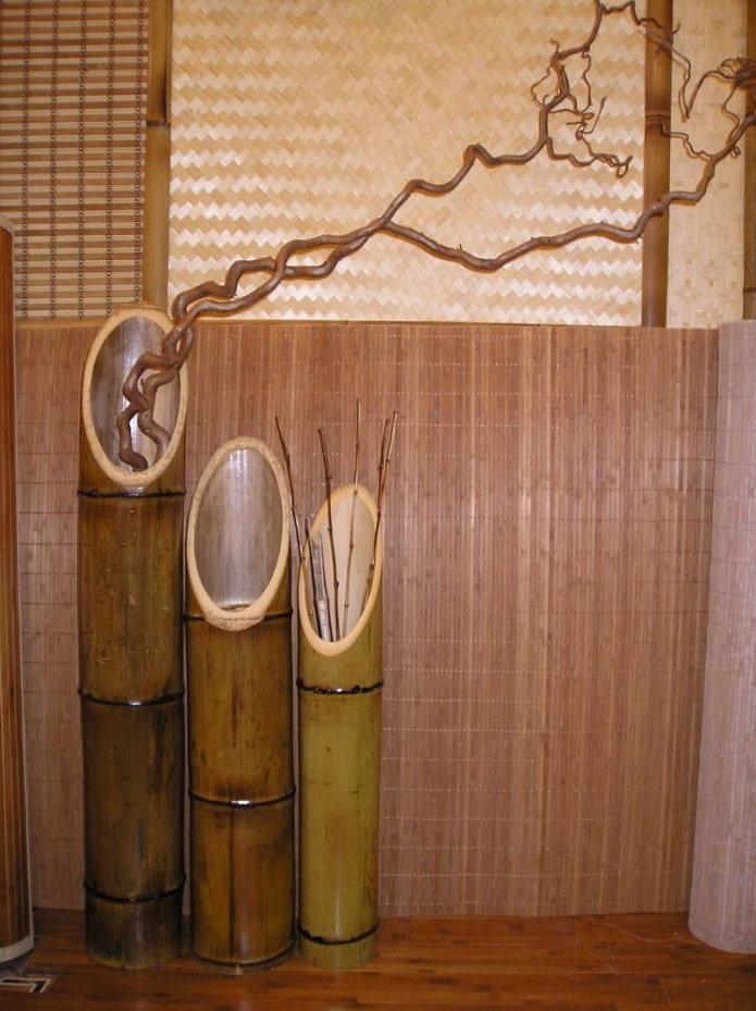 bambukinė vaza