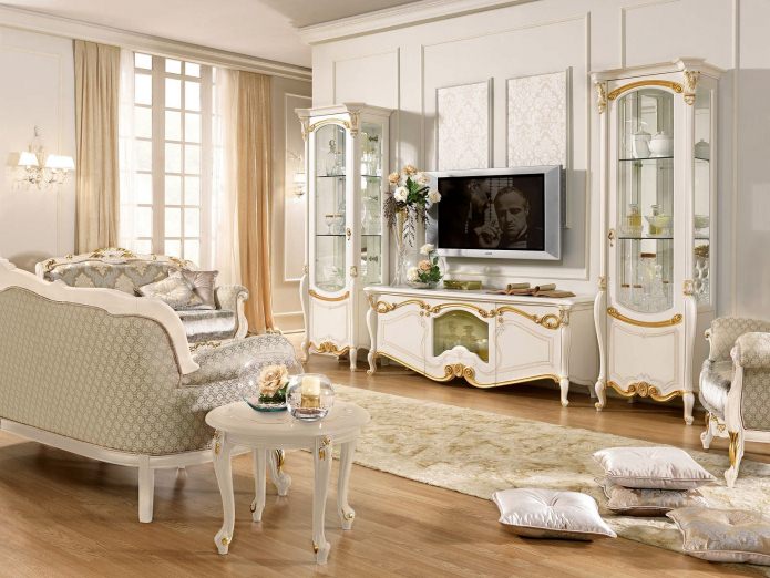 barokní obývací pokoj