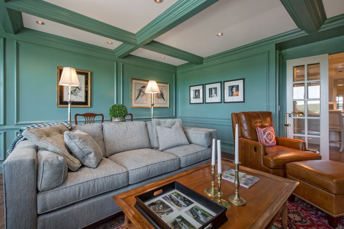 klasický styl obývacího pokoje