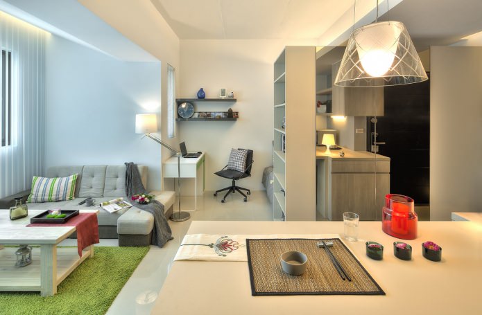 Design de apartamento de 32 m2 m