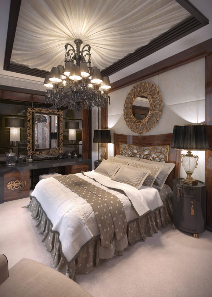 Дизайн на спалня в стил арт деко