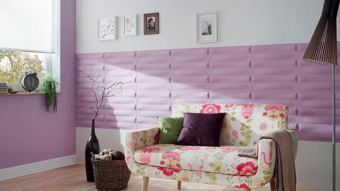 Lilac living room
