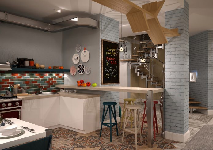 design kuchyně ve stylu „kavárny“