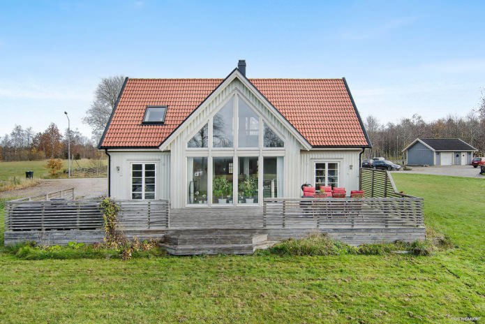 Intérieur de maison de style scandinave