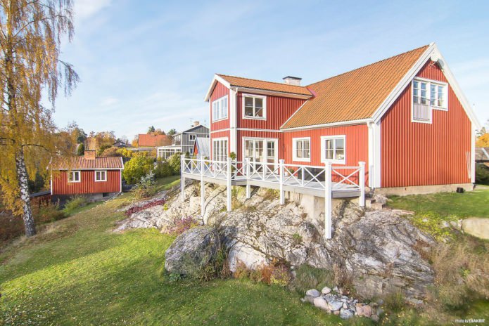 Intérieur de maison de style scandinave