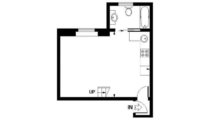 first floor studio layout