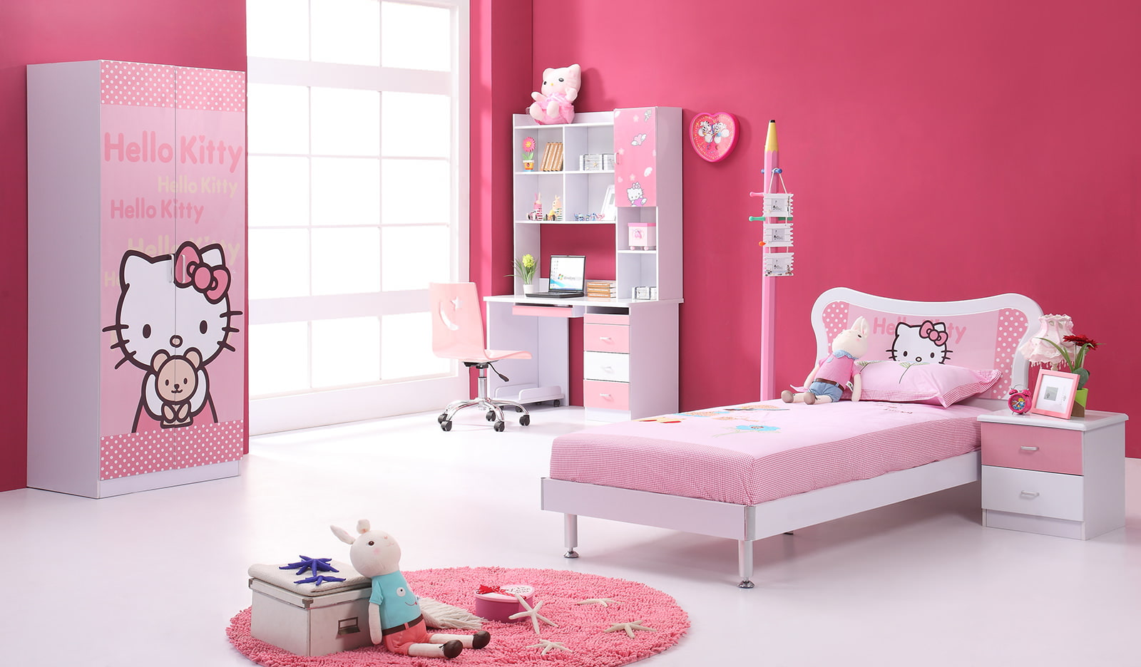 børnehave i lyserøde farver