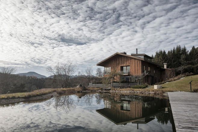 Foto di una casa in montagna